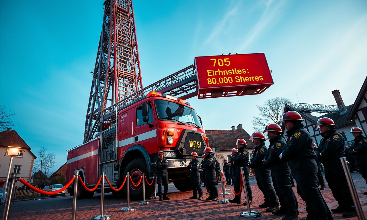 705 Einsätze, 80.000 Stunden: Feuerwehr zeigt, wie man Zahlen melkt