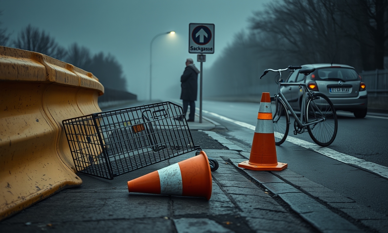 79-Jährige in Gegenverkehr: Der Pkw fand den Lkw, der die 79-Jährige fand