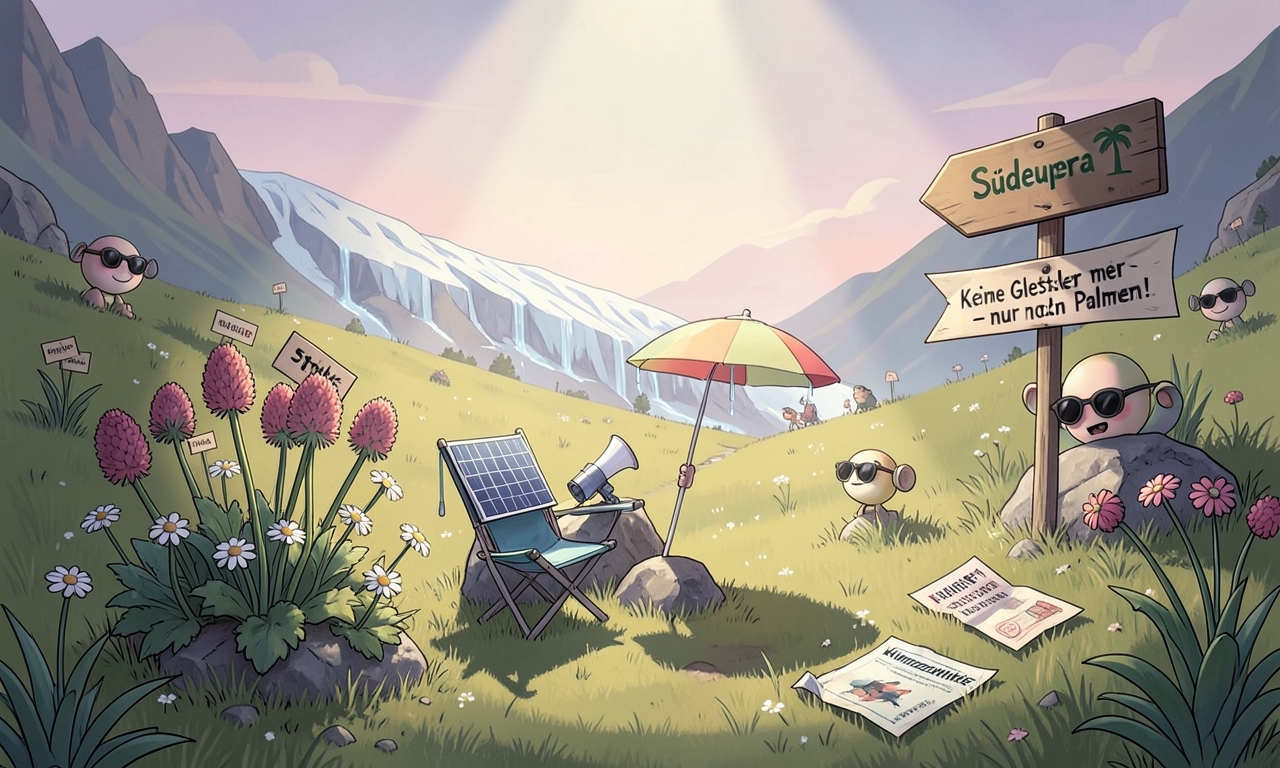 Alpenpflanzen versagen Klimazertifikate und wandern aus