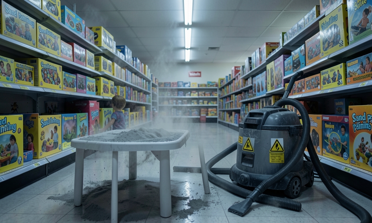 Asbest in Sandbildern: Das perfekte Geschenk für den Nachwuchs!