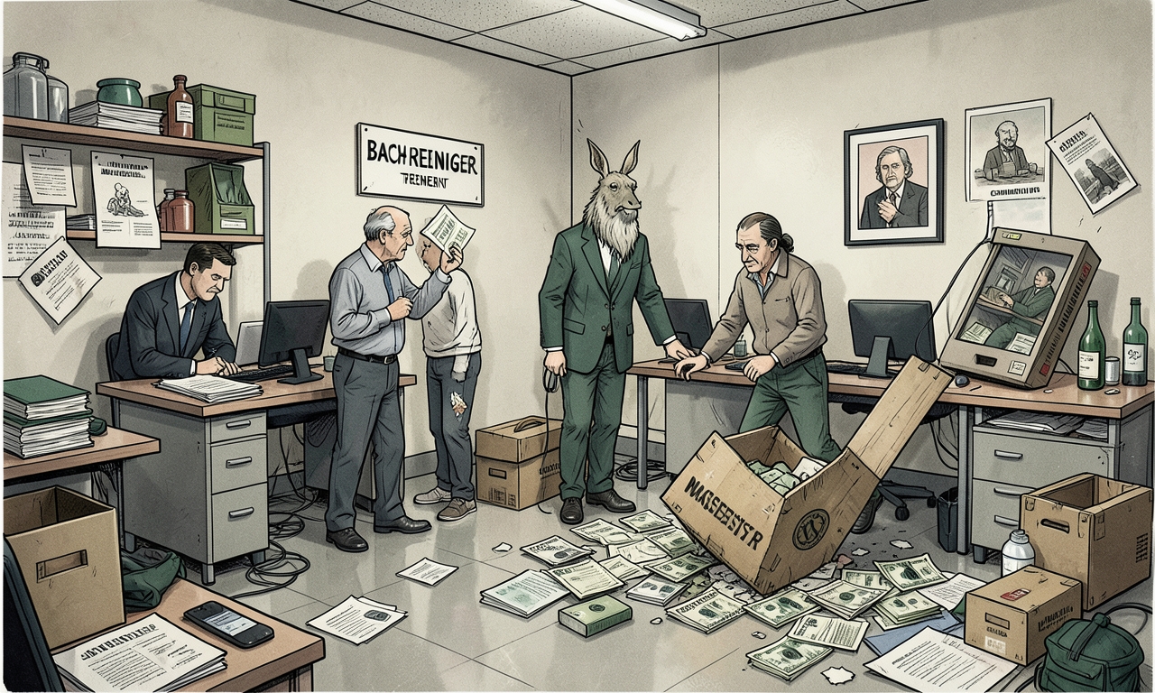 Bach-Reiniger treffen auf Protest der Wassergeister