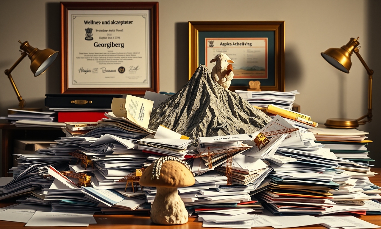 Bergmann kauft Berg, findet Steinpilze und Schafe vor