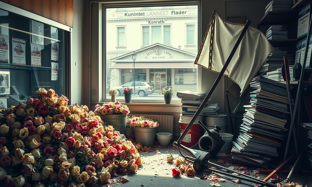 Blumenladen pleite - Ex-Politiker kehrt zum Gießkannen-Hopping zurueck