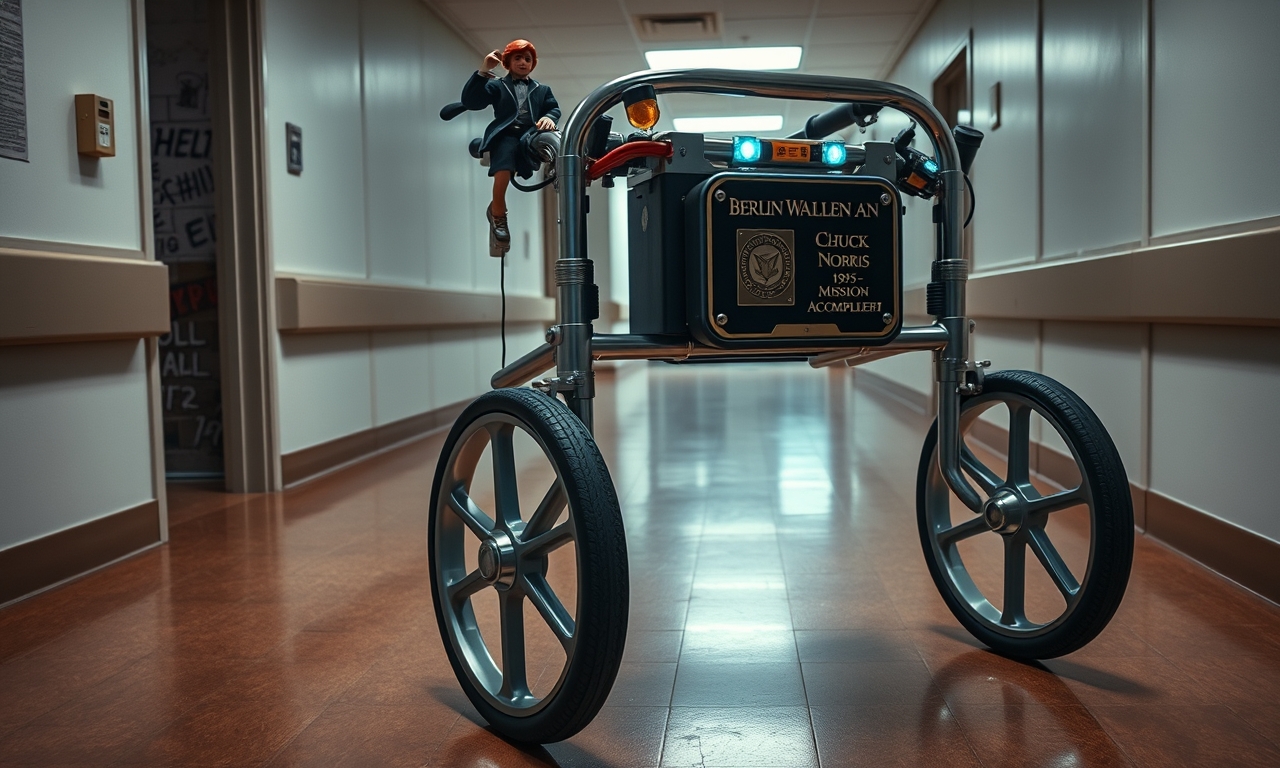 Chuck Norris kann sich nicht mehr selbst ins Krankenhaus tragen