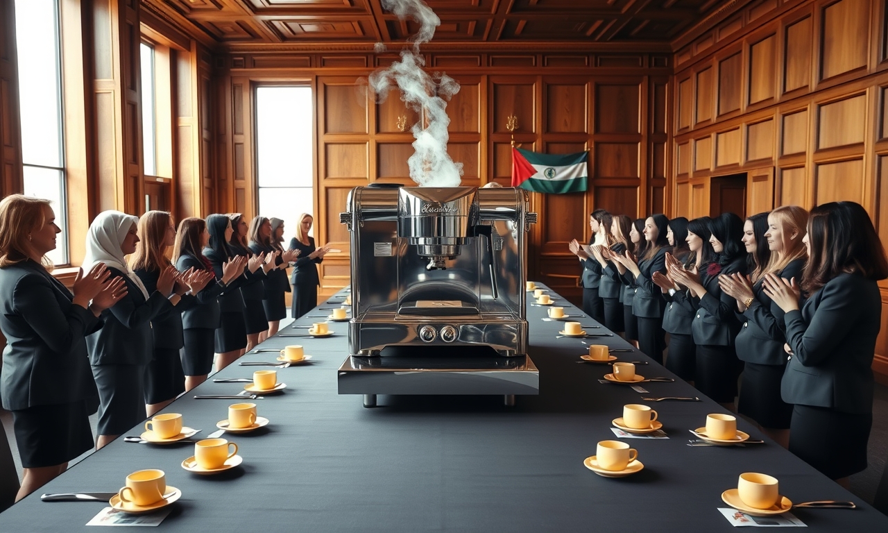 Ehrungen fuer jahrzehntelange Funktionaerinnen: Die wahre Heldin ist die Kaffeemaschine