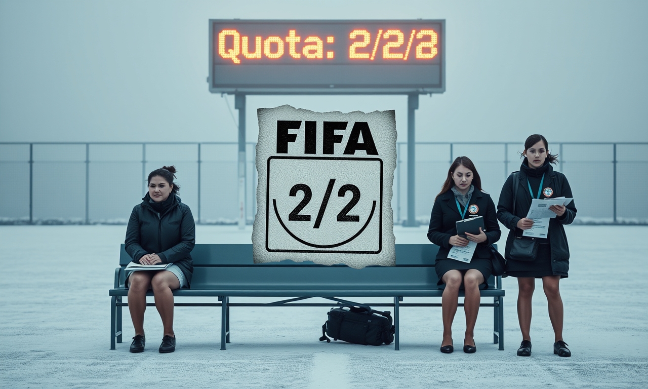 Fifa schreibt jetzt auch für Bänke vor: Zwei Frauen müssen immer da sitzen