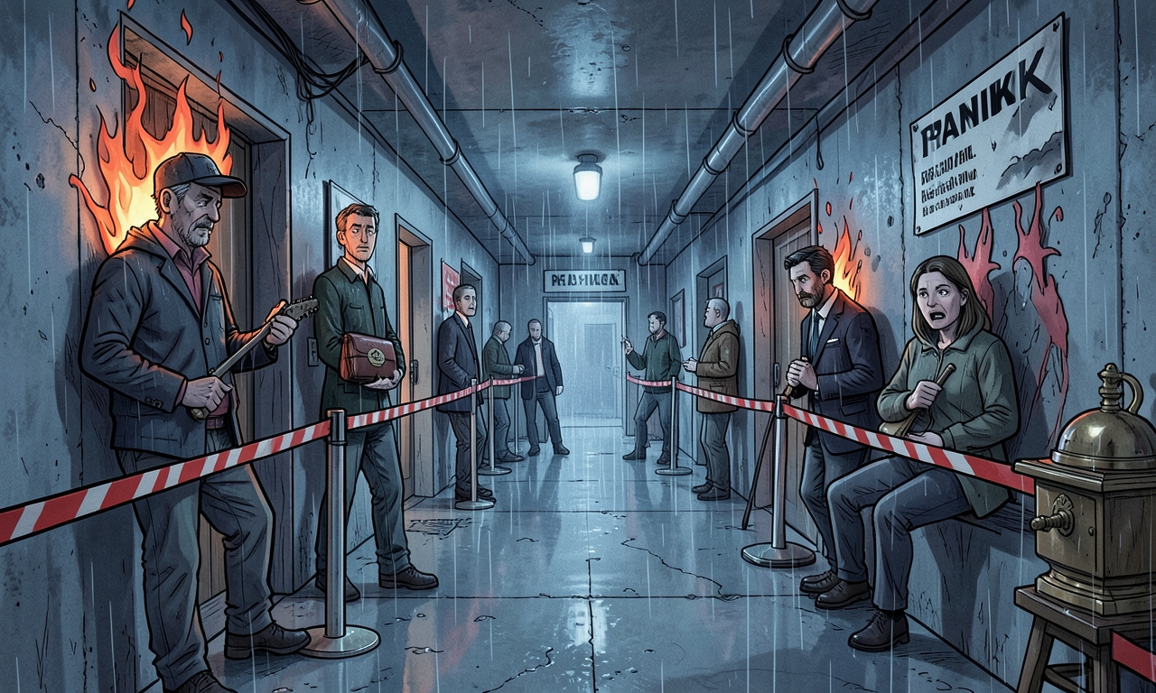 Flammen im Club, Panik, Stress: Der Traum aller Clickhunter