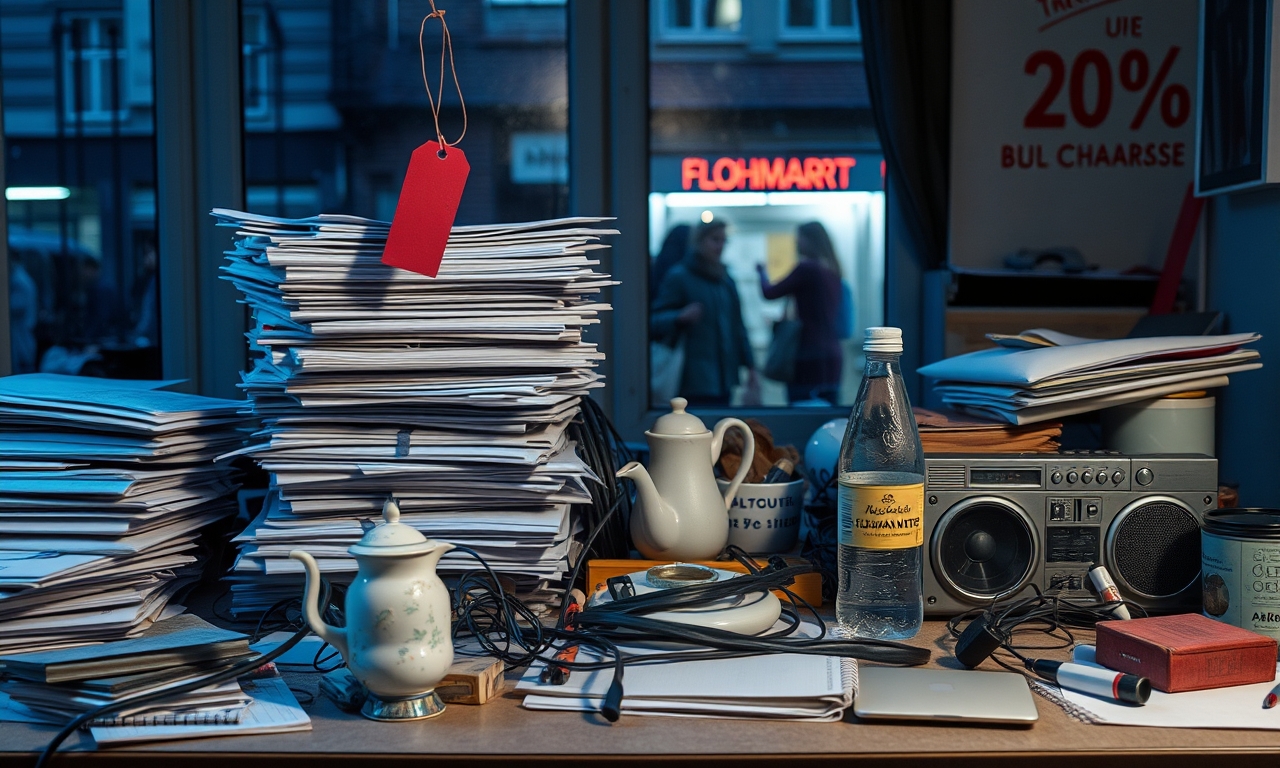 Flohmarkt der verzweifelten Haushaltsaufloeser