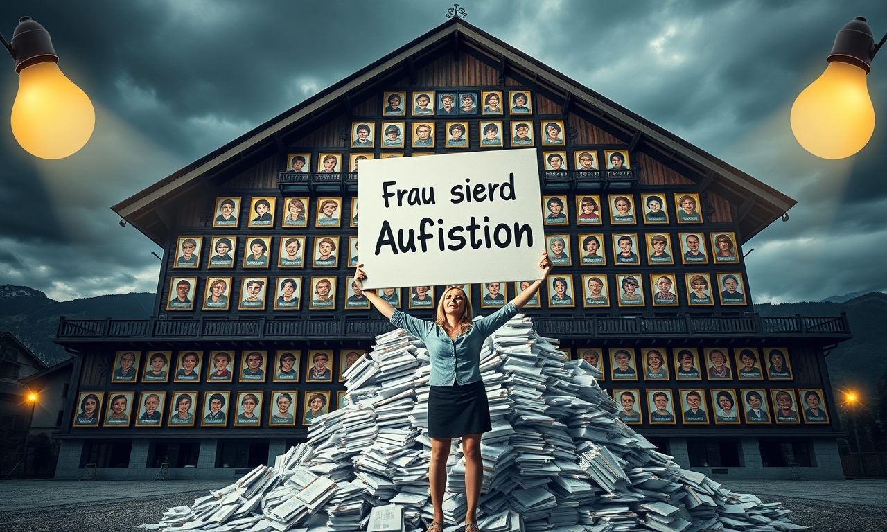 Frau zeigt Ausstellung, um allen zu beweisen, dass sie keine "alte Schachtel" ist