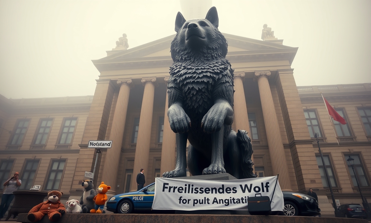 Hamburg ruft Notstand aus - weil der Wolf aus dem Wald klueger ist