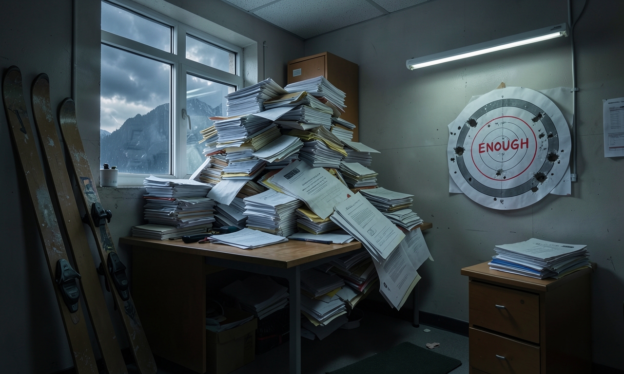 Hauser hörte auf, weil die Zeit zum Skifahren endlich reichte