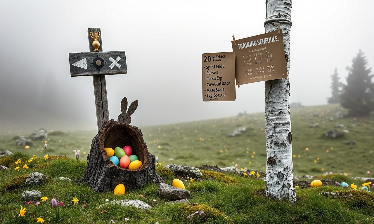 Hauser kündigt "künftige Karriere als Oster-Ei-Versteckerin" an