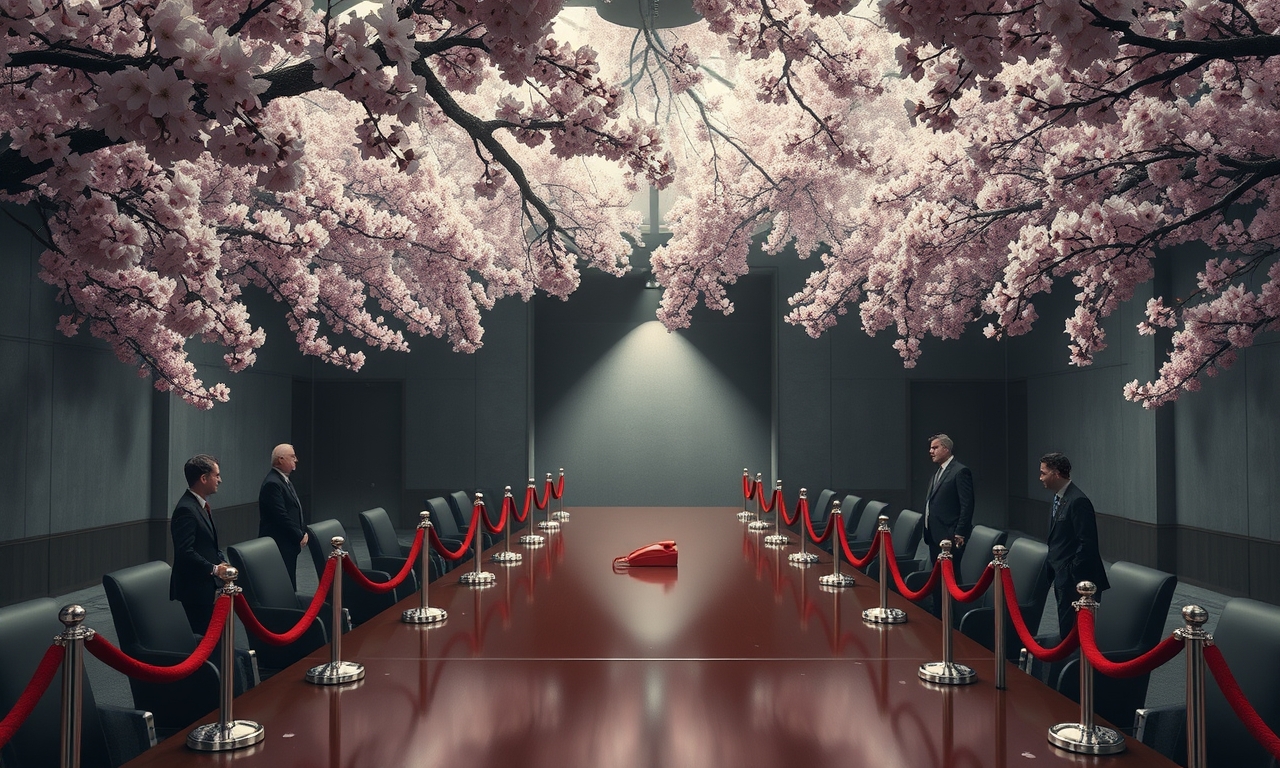 Japanische Kirschblüte sorgt für Staatskrise - Umweltministerium ruft Notstand aus