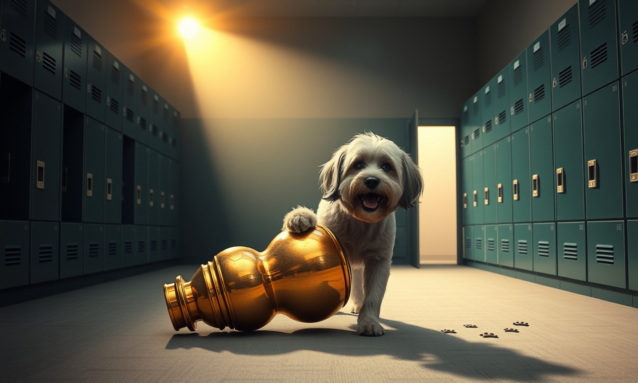 Katzenverfolgung kostet Hundejob - Der WM-Pokal verschwindet wieder