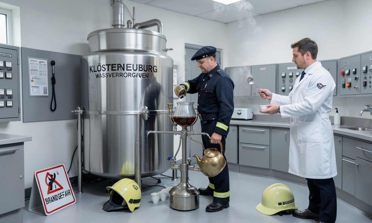 Klosterneuburgs Feuerwehr kauft 100.000 Liter Wasser fuer Waldbrand-Fall