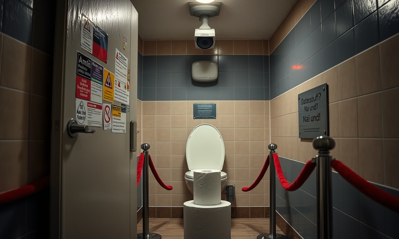 Korneuburg installiert Kameras im Klo - Datenschutz? Na und!
