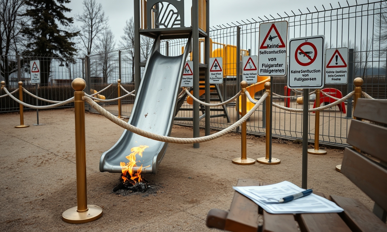 Kramsacher Spielplatz: Die brennende Lust an der Rutsche