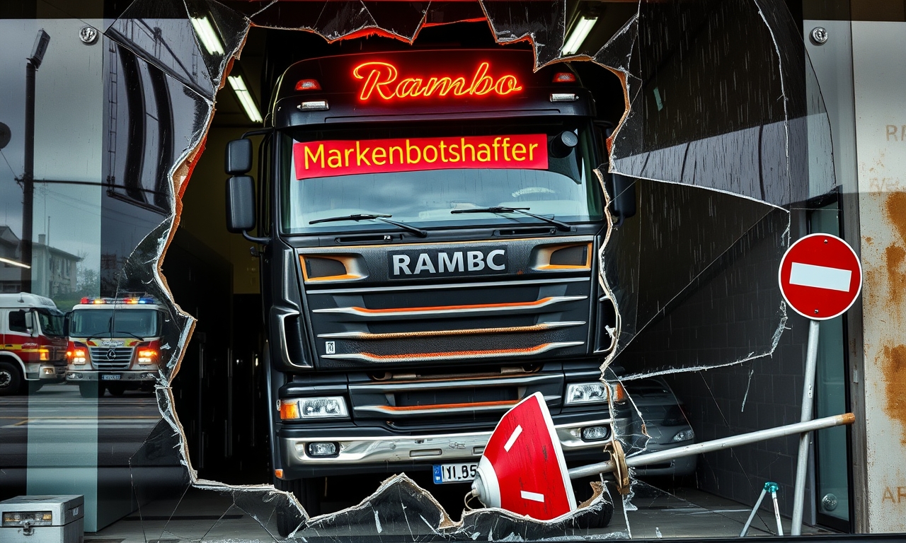 Küchenstudio träumt von Rambo-Lkw als Markenbotschafter