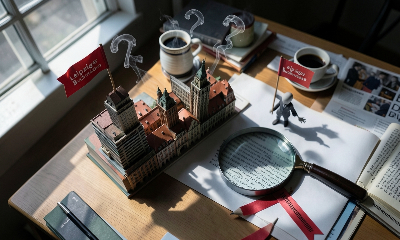 Leipziger Buchmesse: Wo Literatur auf Verschwoerungstheorie trifft