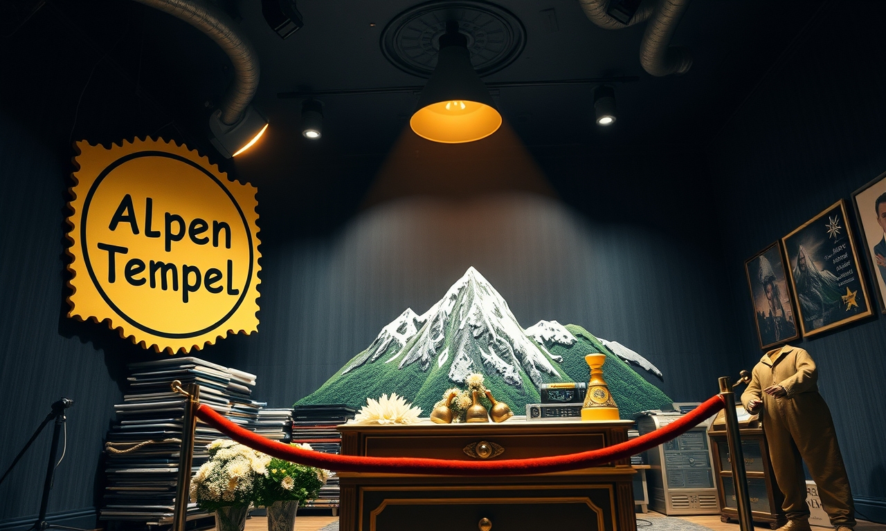 Lena Schaur verwandelt Radio-Studio in Alpen-Tempel