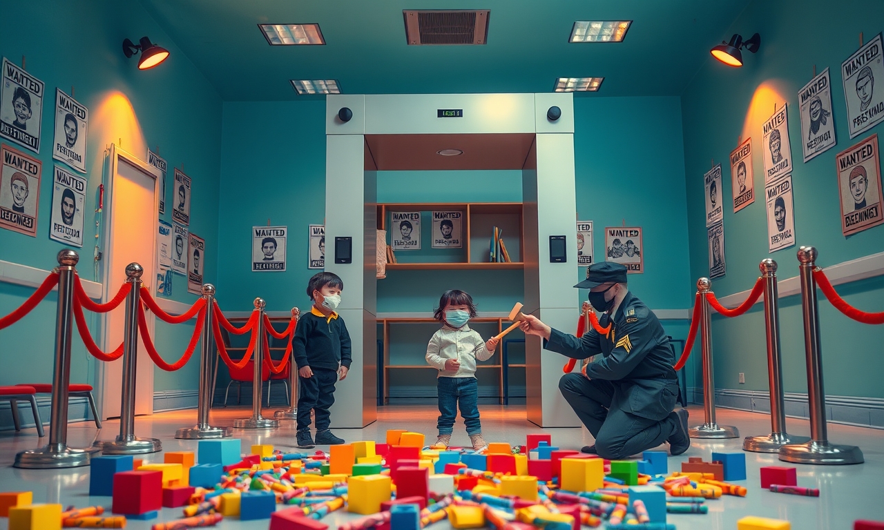 Metalldetektoren für Vorschulkinder gefordert: Wiener Kindergarten-Schwerverbrecher-Razzia