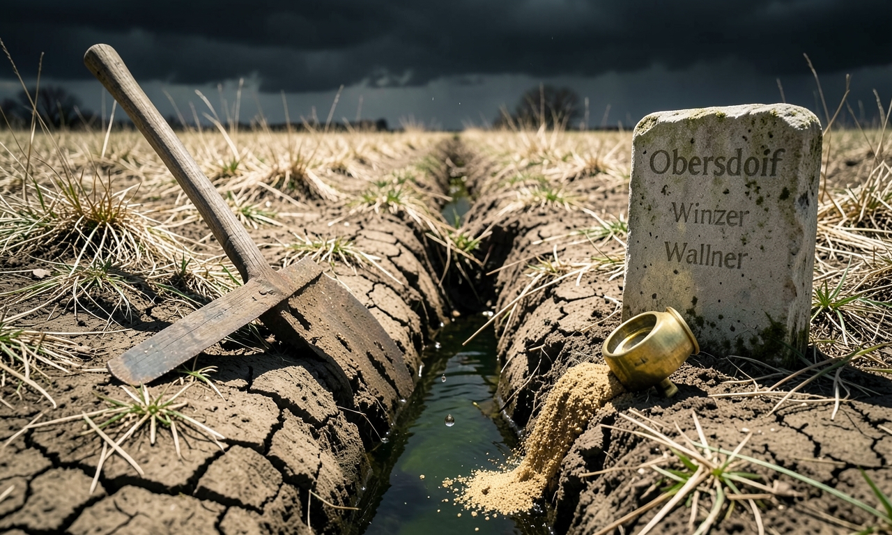 Obersdorfer Winzer lässt Boden "für die Ewigkeit" tiefpflügen, obwohl die Donau höchstens einen Millimeter zuspitzt