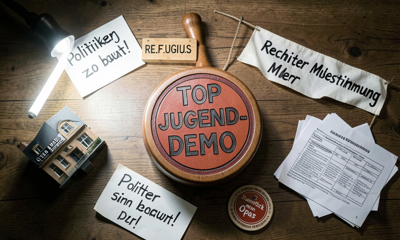 Oberwarts Top-Jugend-Demo: "Politiker sind einfach zu laut!