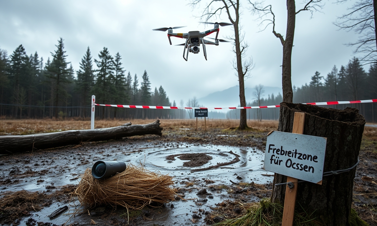 Ochse streikt: Drohnenjagd statt KZ-Schlachtung