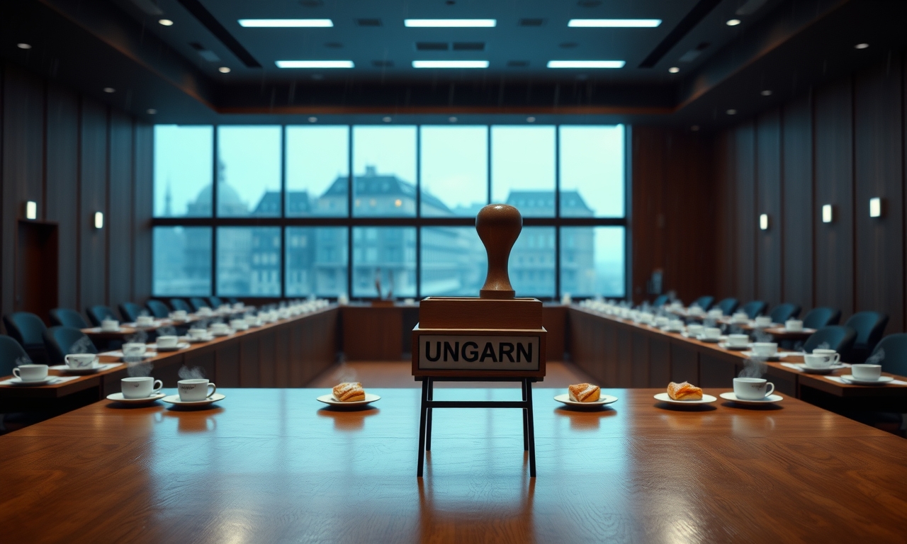 Orbán sitzt alleine beim EU-Gipfel - und kocht halt sein Ungarn-Suppen