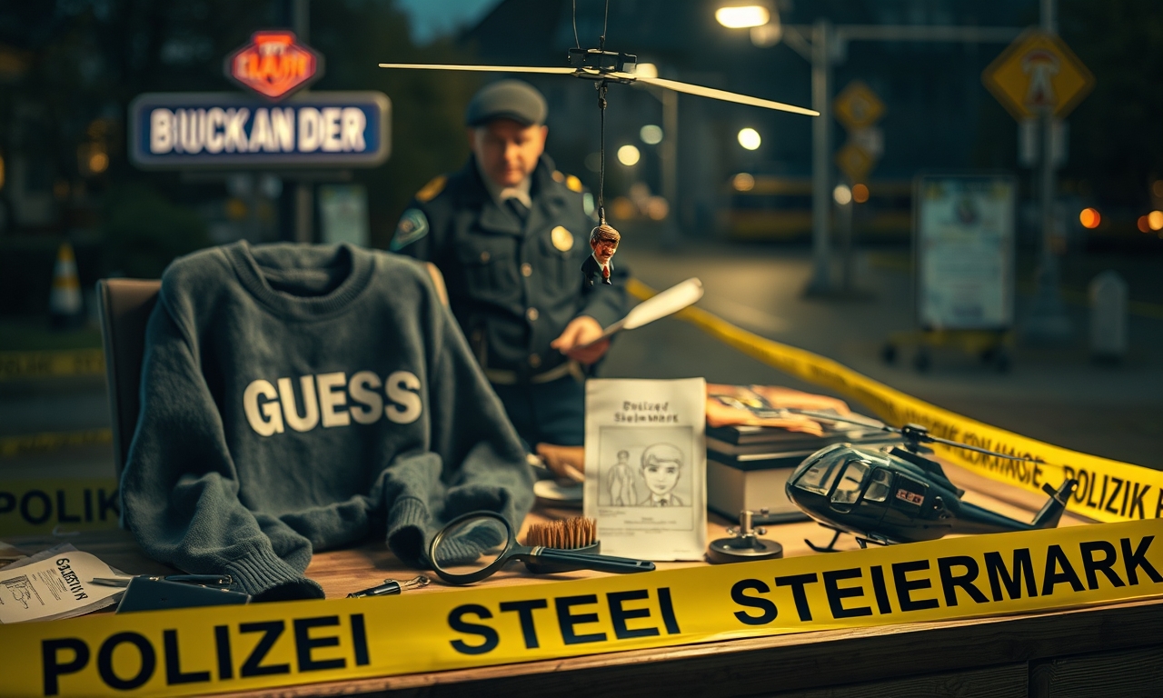 Polizei fahndet mit Hubschrauber nach Mann mit Side-Cut und Ratlosigkeit