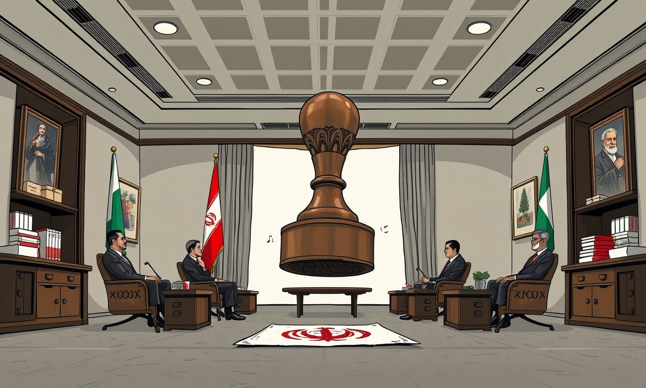 Pride und Prejudice im Persischen Golf. Teheran tanzt ueber trübe Wasser.