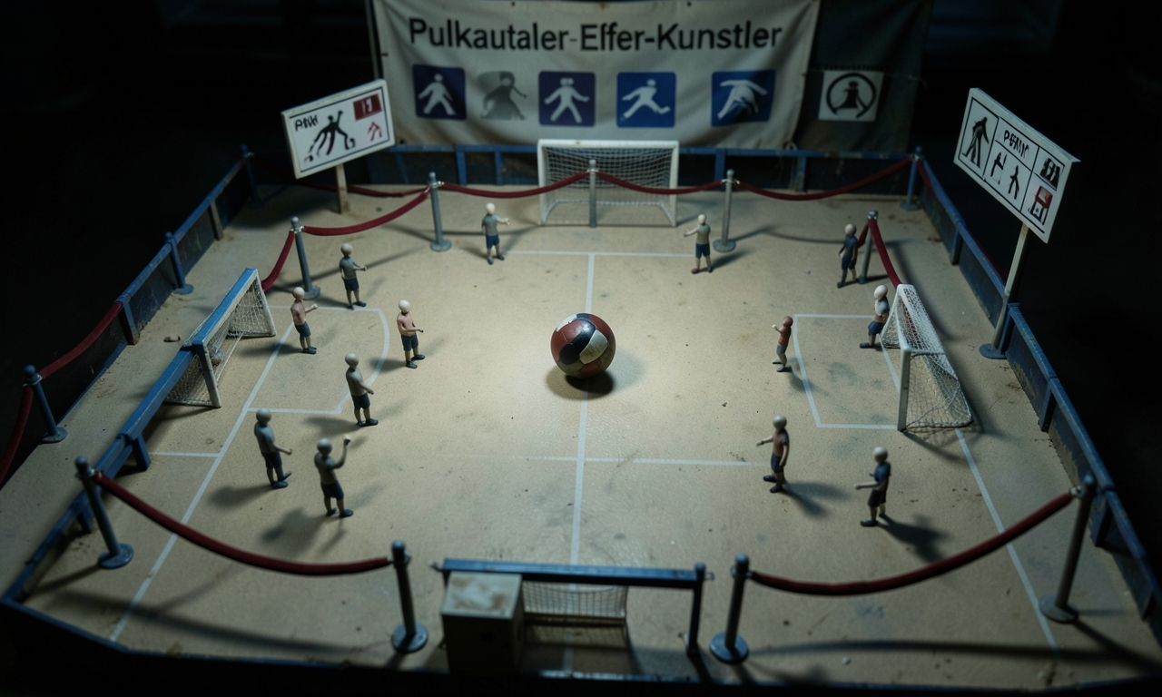 Pulkautaler Elfer-Kuenstler schiessen ihr Geld in die eigene Torwand