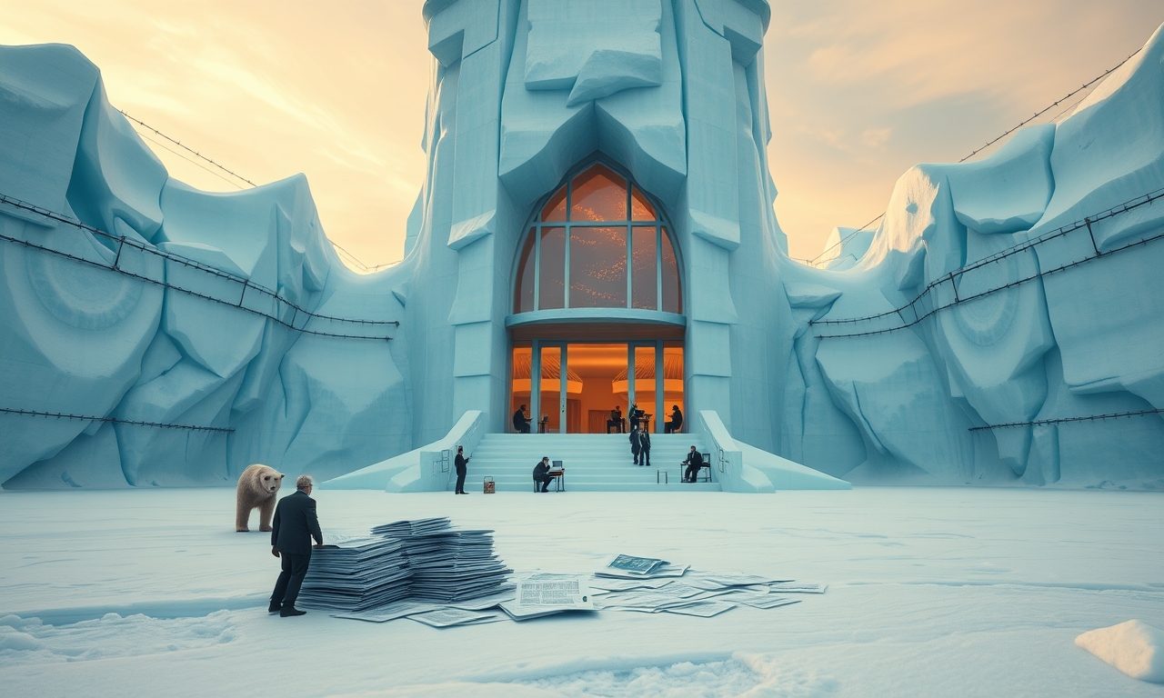 PVA-Gutachter bekommen Buero in Eisschloss - "Da kommen sie ja nie wieder raus