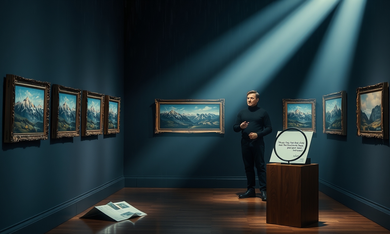 Ramesch Daha malt Österreichs Wunden auf Postkarten - und die Wirklichkeit sticht noch mehr