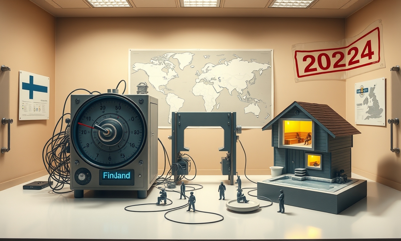 Saunieren fuer den Weltfrieden: Finnland ist wieder mal glücklicher als wir