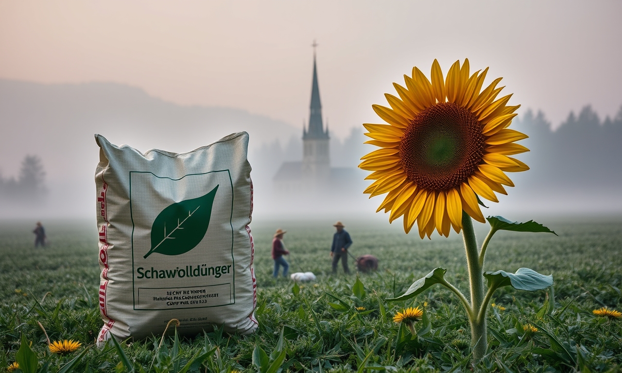 Schafwolldünger macht Pflanzen stärker als den ÖVP-Parteiapparat