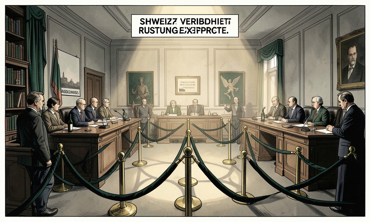 Schweiz verbietet Rüstungsexporte an die USA – und bittet Deutschland um ein Kriegsverbot für den Boden