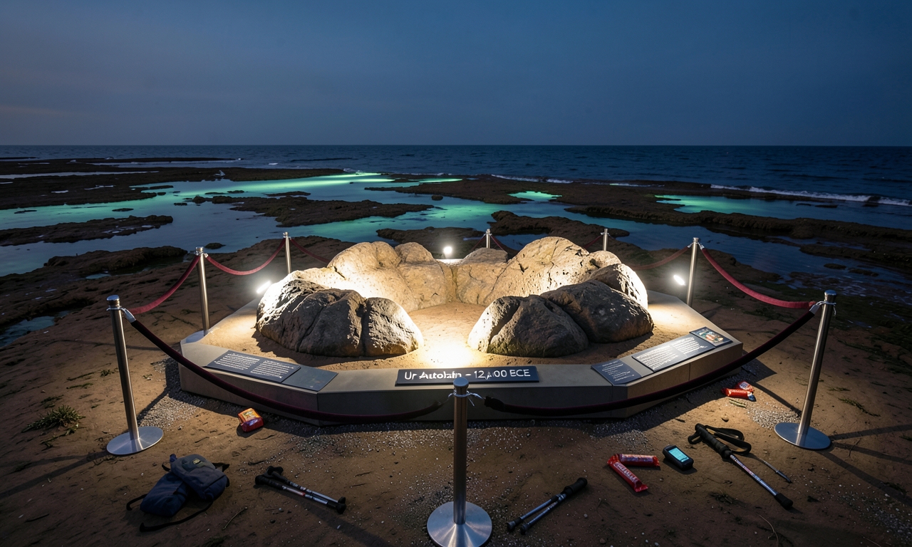 Steinzeit-Pfadis in der Nordsee aufgetaucht