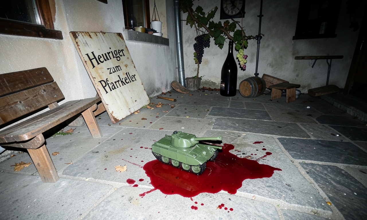 Traisenthaler Heuriger erklaert Oesterreich den Krieg - 100 Hektar Terrassengarten als Schlagstock