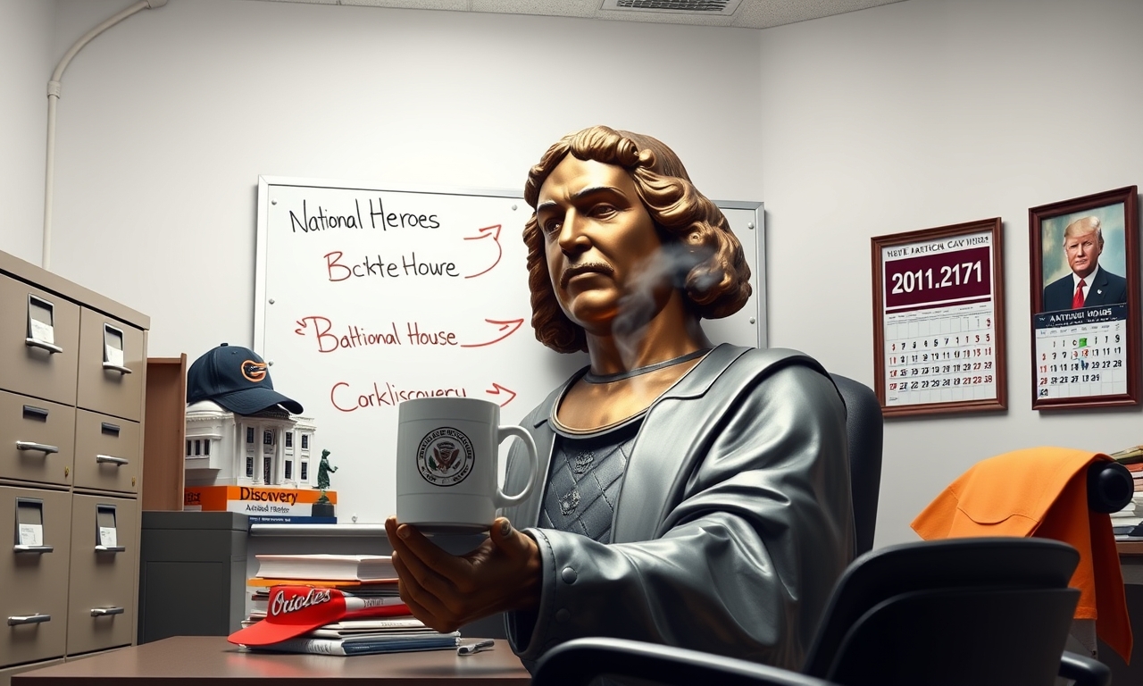 Trump ehrt Kolumbus als "Amerikas ersten Helden" - jetzt ruft er auch Ufos an