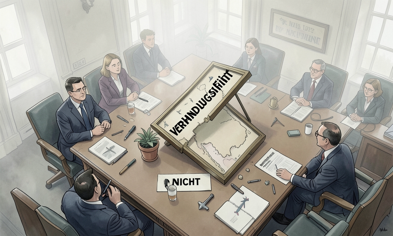 Verhandlungsfreiheit als Grundsatzposition