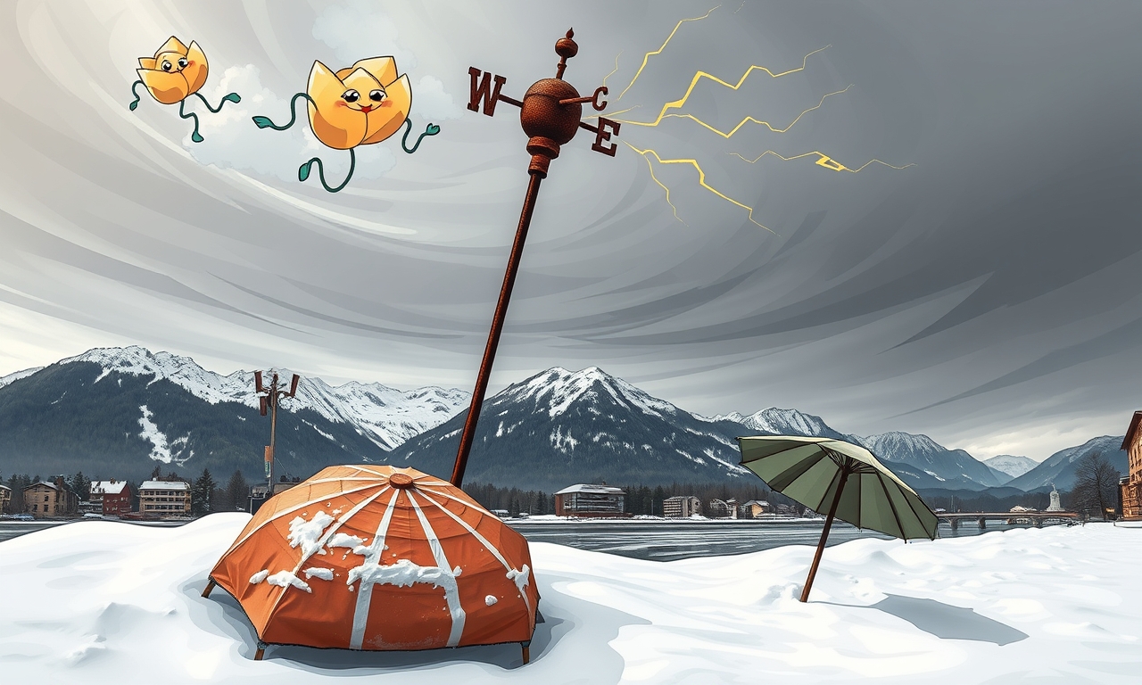 Wettermaschine in Innsbruck kaputt: Frühling gibt Rückenfrei-Show im Schnee