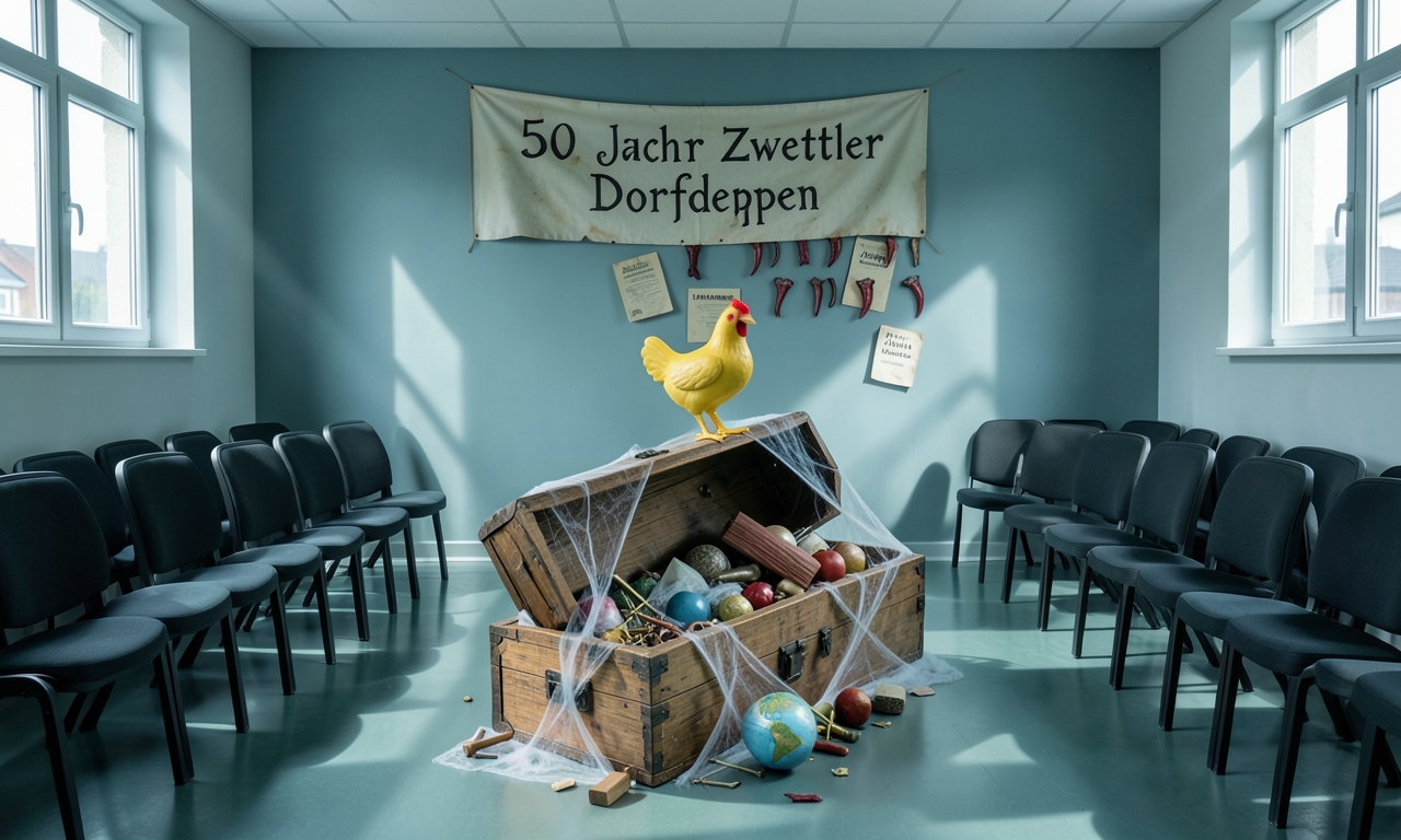 Zwettler Dorfdeppen mit Dracula am Ende