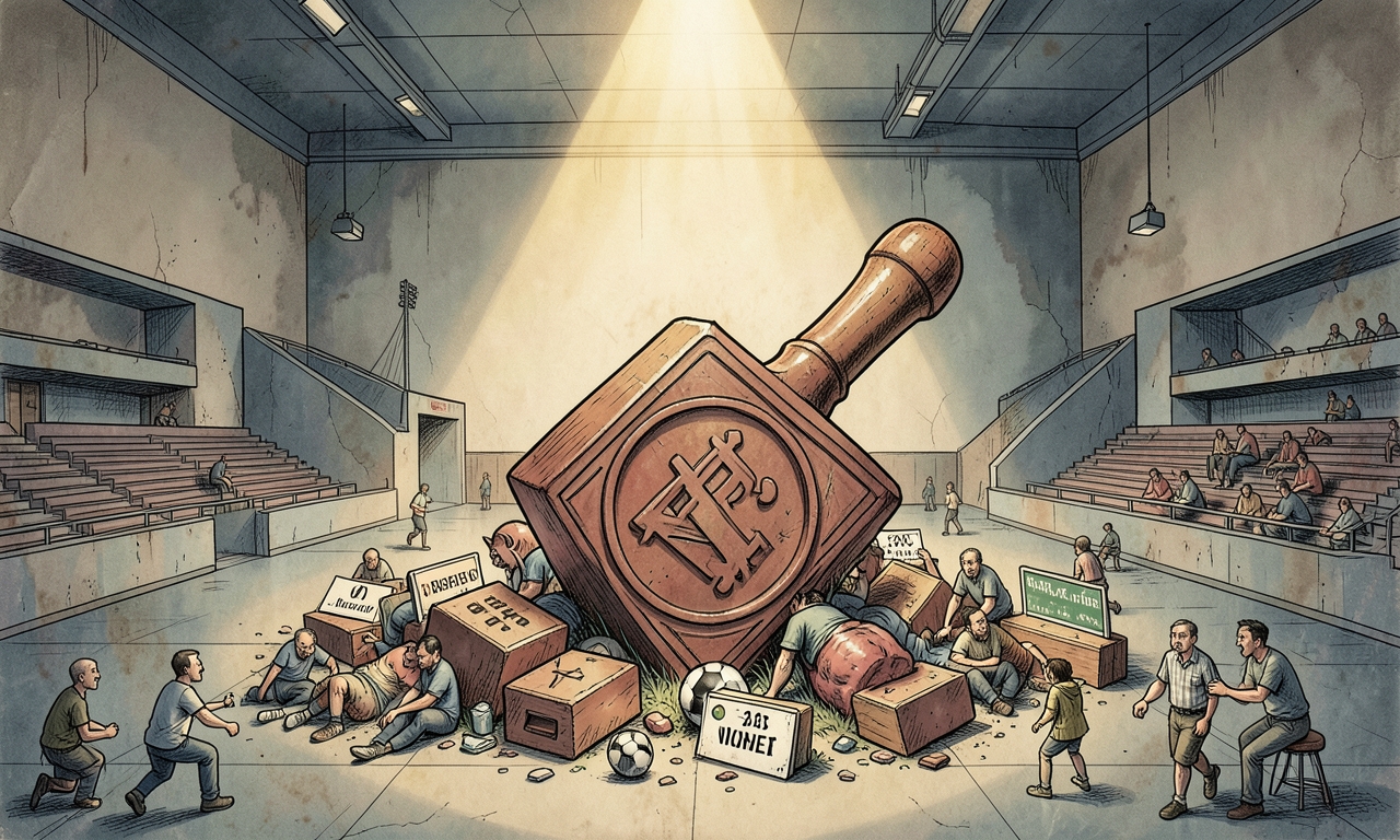 Zwischen Gegenwart und Mittagsschlaf: Das Fußball-Doppelspiel im Schweinsbratenstadion